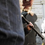 Boucan d'enfer devant le Rectorat
