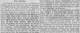 Il y a 100 ans : des commerçants bisontins en colère contre le tram